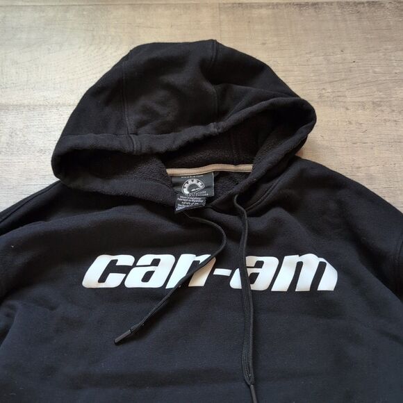 CAN-AM Logo mens HOODIE Black Size XL - Picture 3 of 8